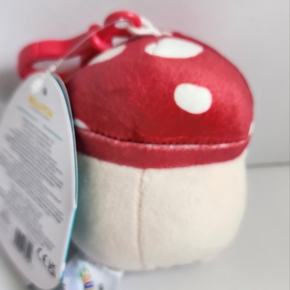MALCOLM 🍄 the Mushroom Clip Original Squishmallows by Kelly Toy Clip ☆》NWT《☆ - Picture 6 of 7